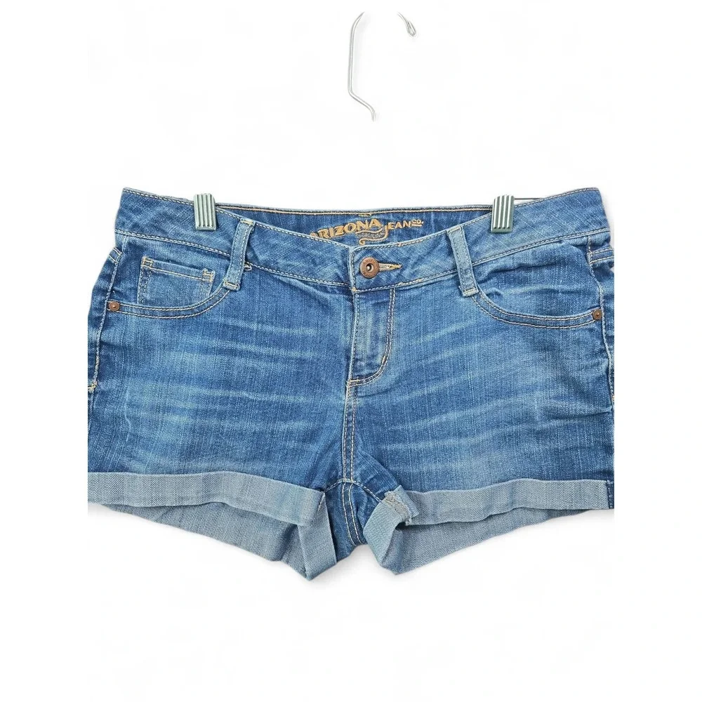 Arizona Jean‎ Co. Denim Shorts Cuffed Hem Casual Blue Jean Shorts Size 9